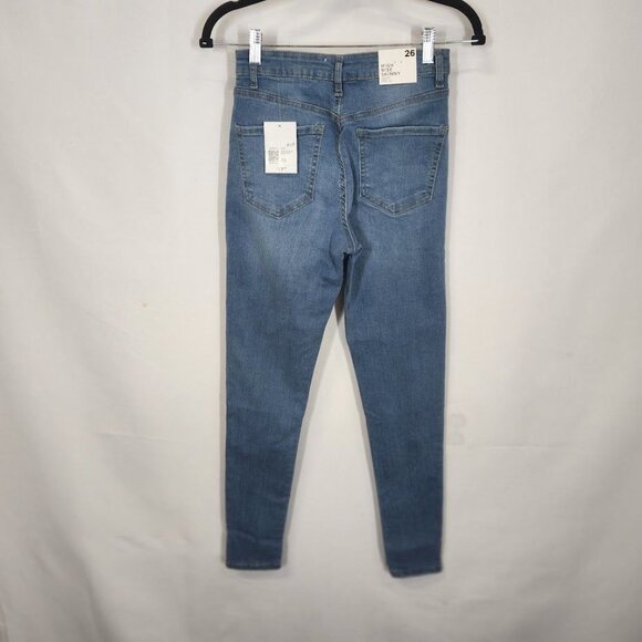 NWT Forever 21 High-Waisted Skinny Jeans in Medium denim Size 26 - Picture 5 of 10